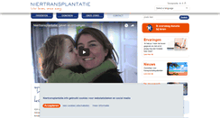 Desktop Screenshot of niertransplantatie.info